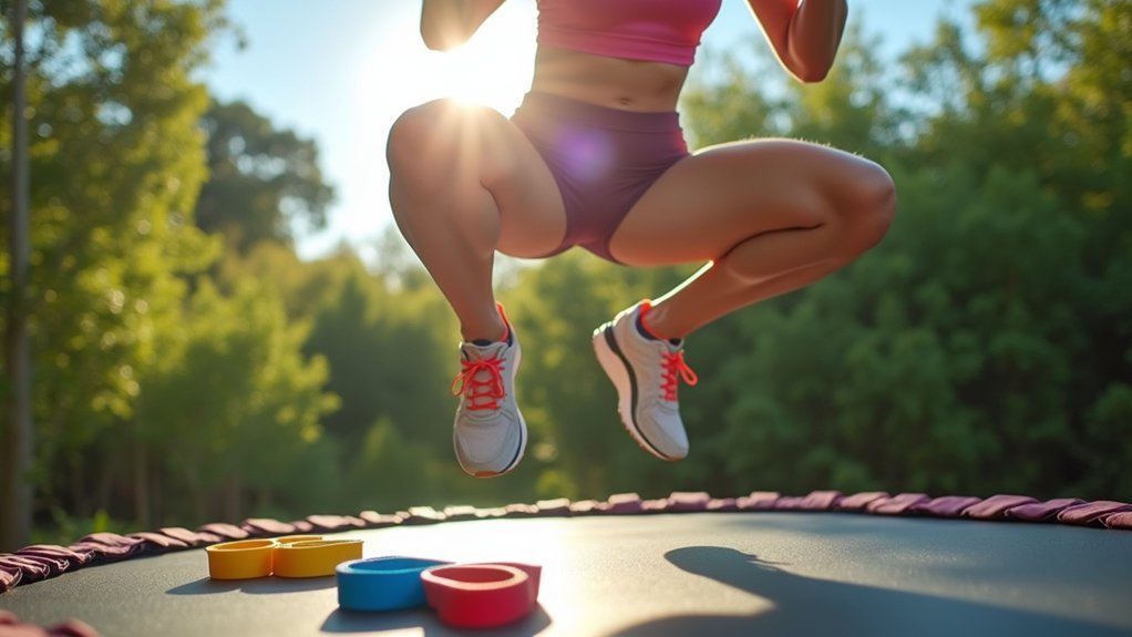 trampoline workouts for thighs