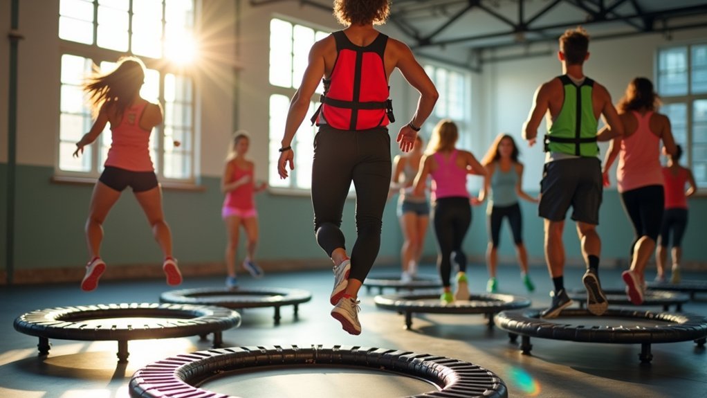weighted rebounding boosts calorie burning