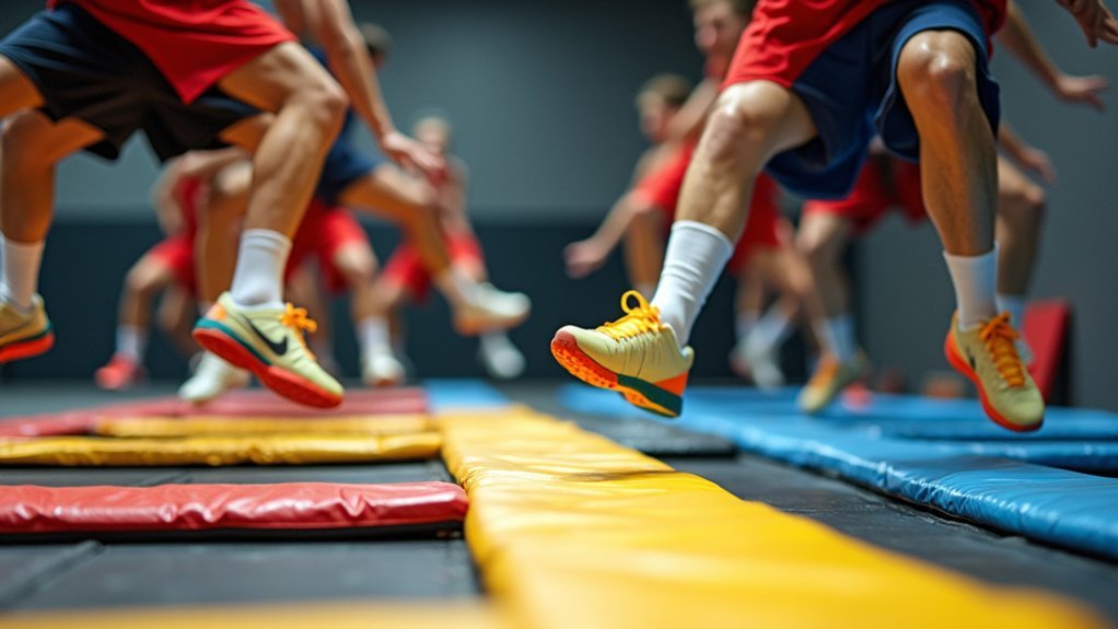 agility training with rebounders