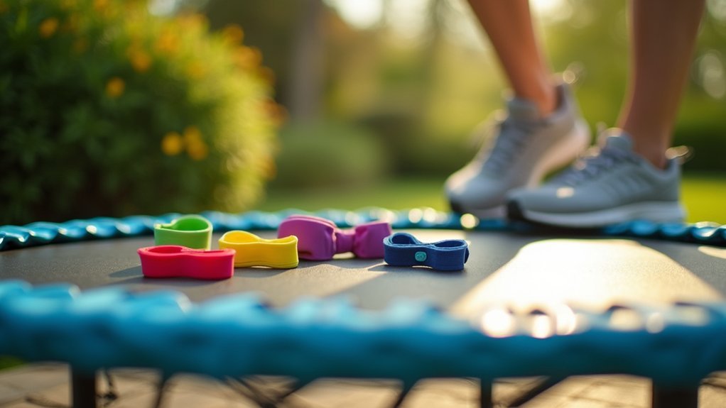 ankle recovery through trampolining