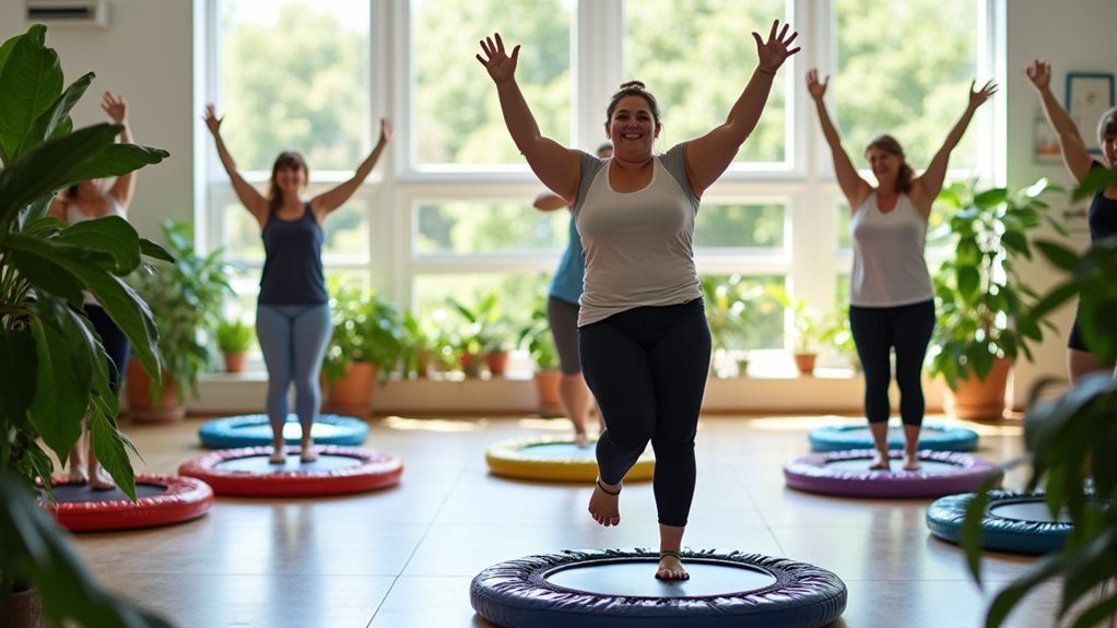 10 Mini Trampoline Exercises for Overweight Beginners
