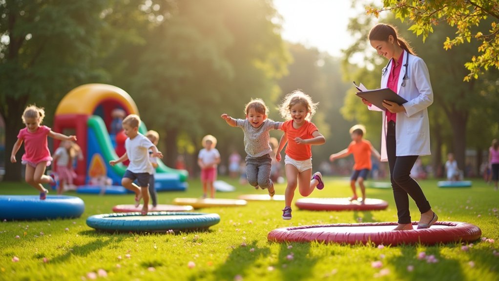 bouncy activities promote development