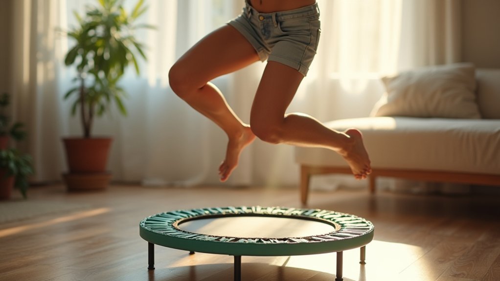 core strength through rebounding