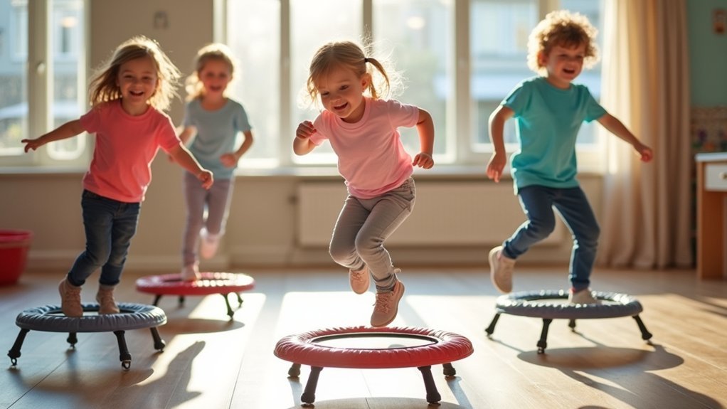 core strength through rebounding