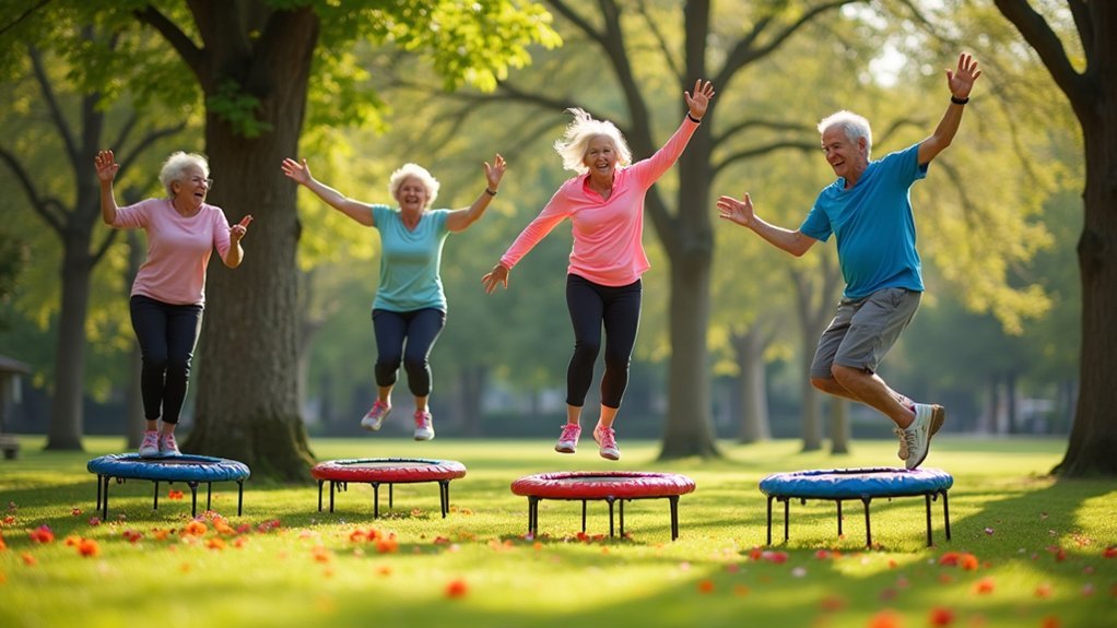 daily bouncing enhances mobility