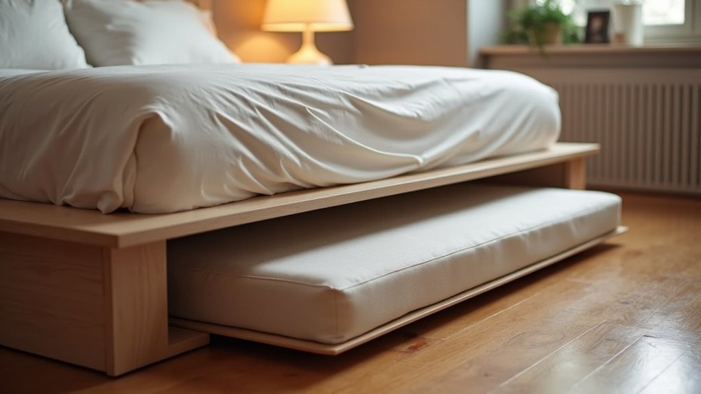 efficient under bed storage system
