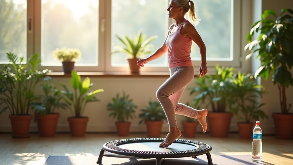 gentle bouncing for bone health