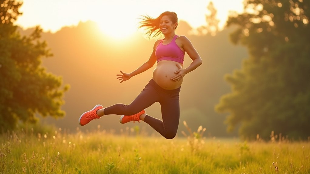 Low-Impact Pregnancy Jumps to Protect Joints