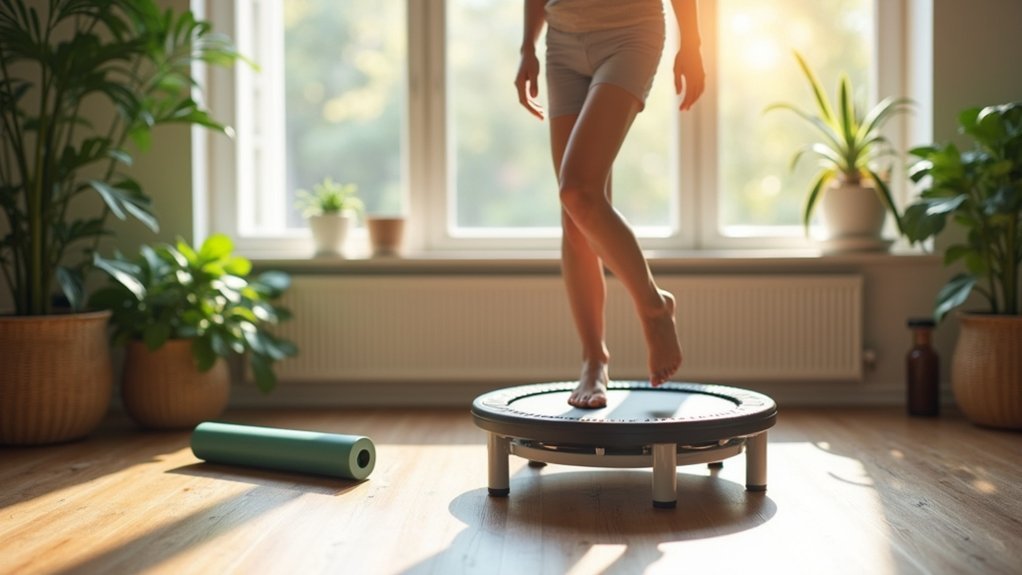 gentle mini trampoline exercises