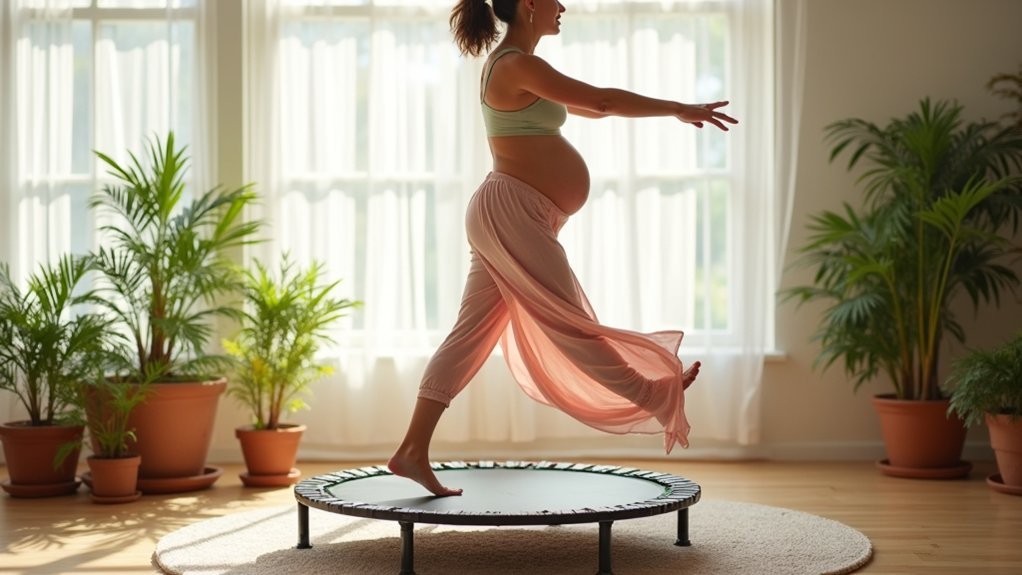 gentle rebounding for pregnancy
