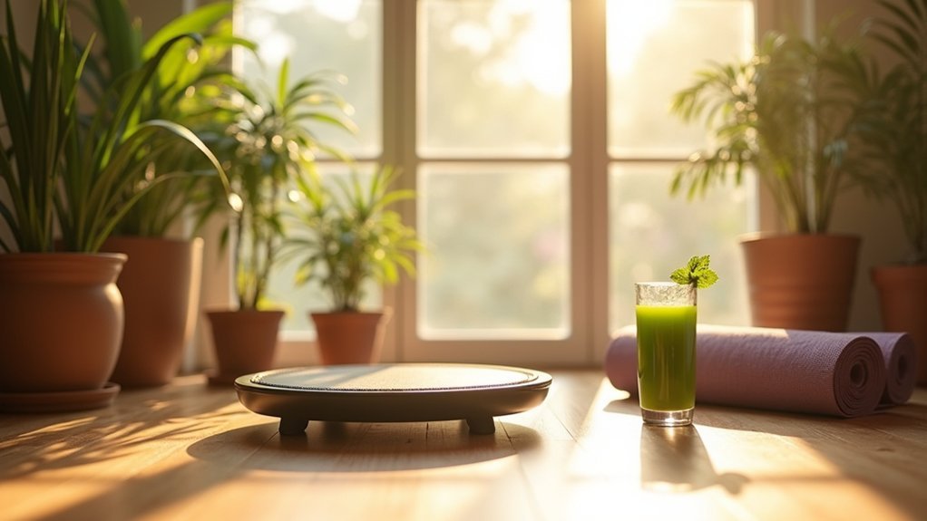 gentle rebounding morning routine