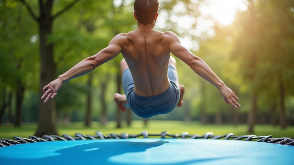 gentle spine strengthening rebounding exercise
