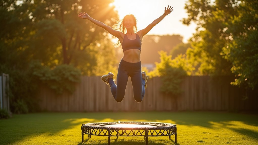 gentle trampoline morning bounces