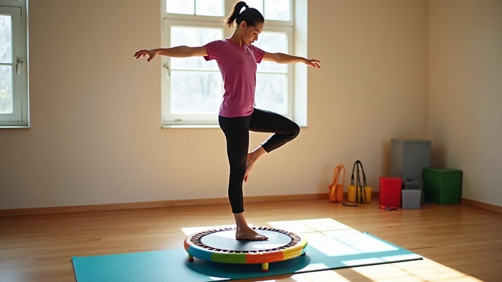 heel to toe balance challenge