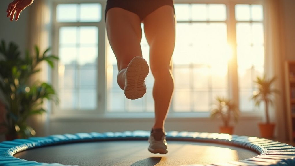high intensity rebounding quadriceps workout