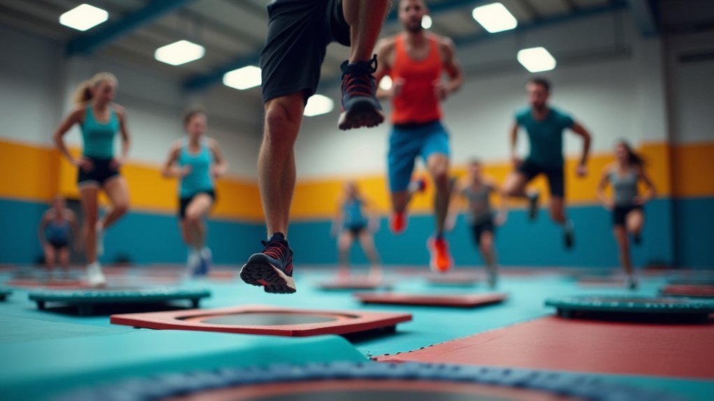 high intensity trampoline workouts