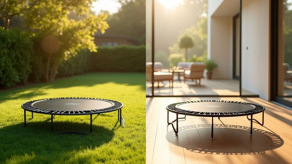 indoor versus outdoor rebounders
