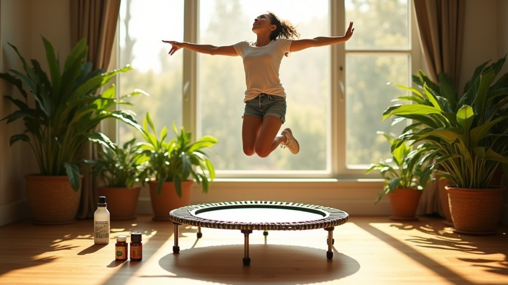 inflammation reduction through rebounding