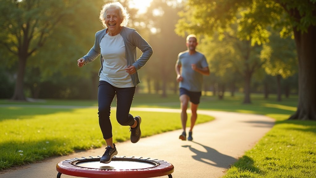 joint friendly mini trampoline workouts
