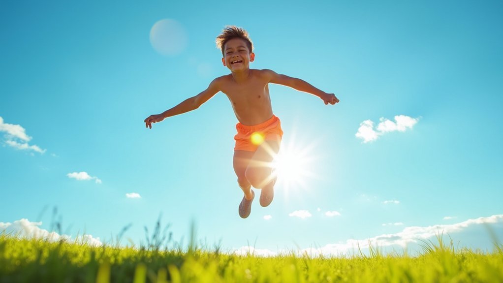 jumping boosts oxygen efficiency