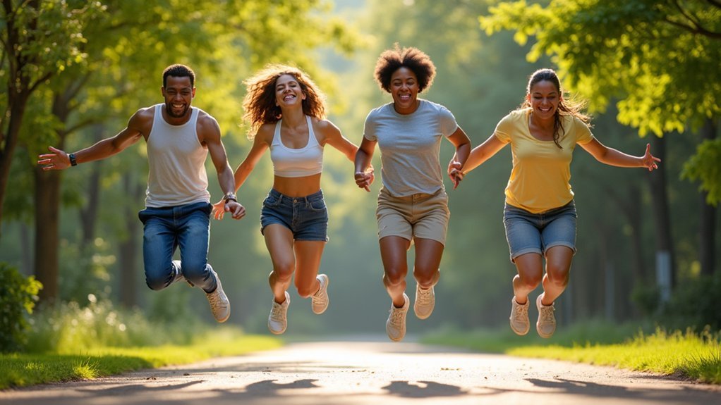 jumping jacks enhance circulation