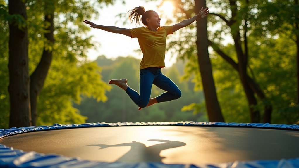 lymphatic stimulation through rebounding