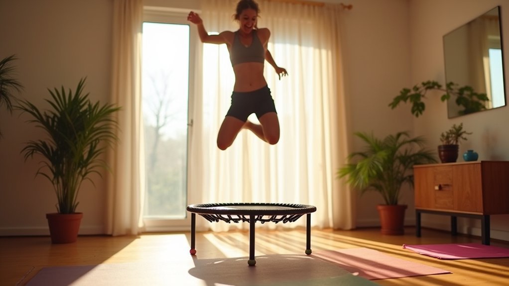 mini rebounder core workouts