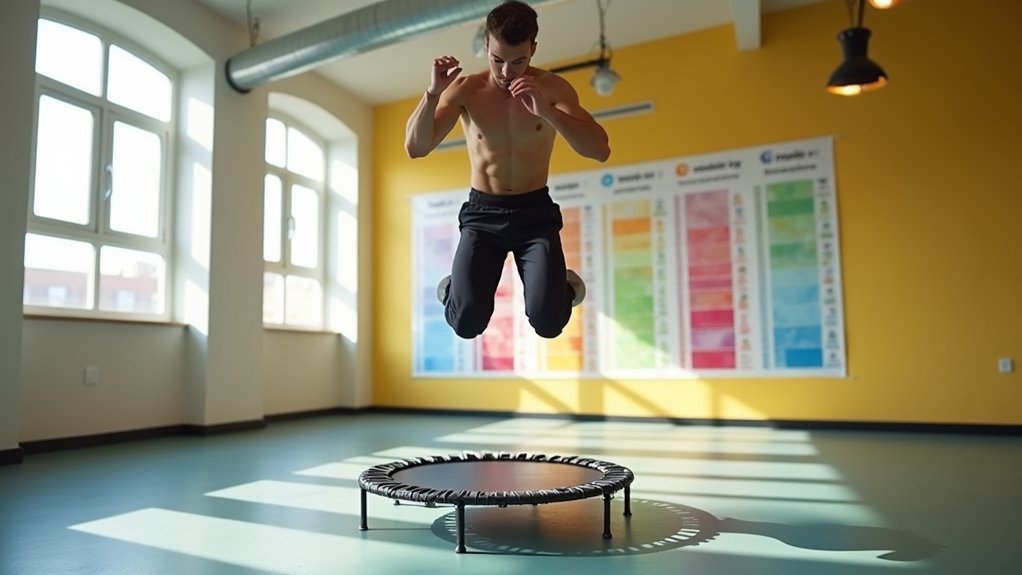 mini trampoline core assessment