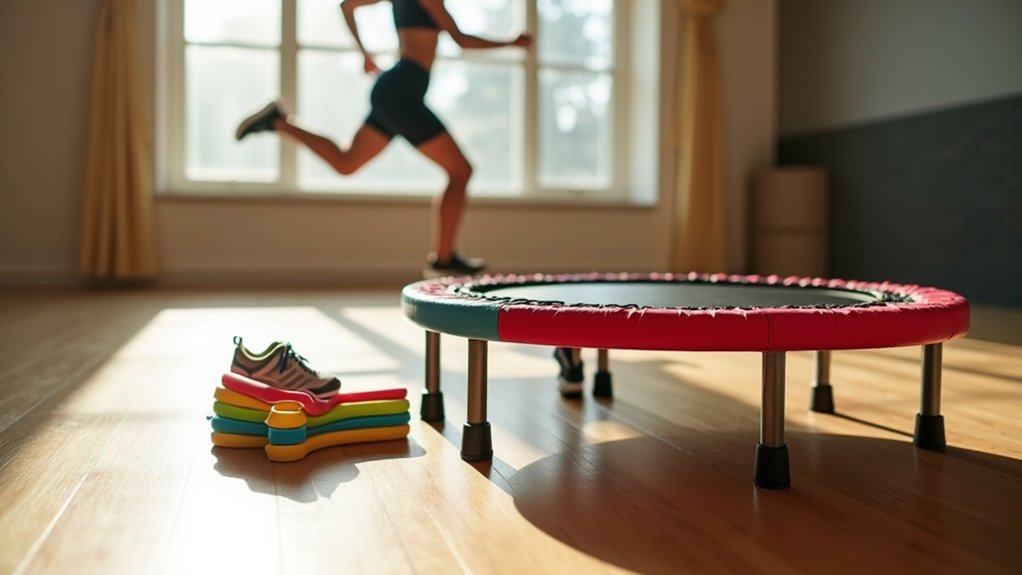 mini trampoline workout basics