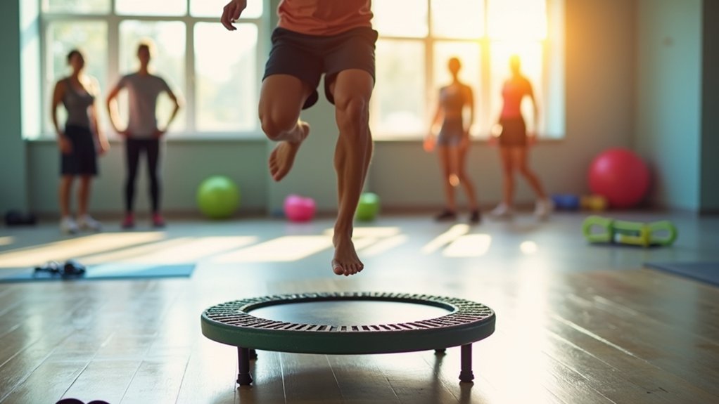 mini trampolines enhance ankle recovery