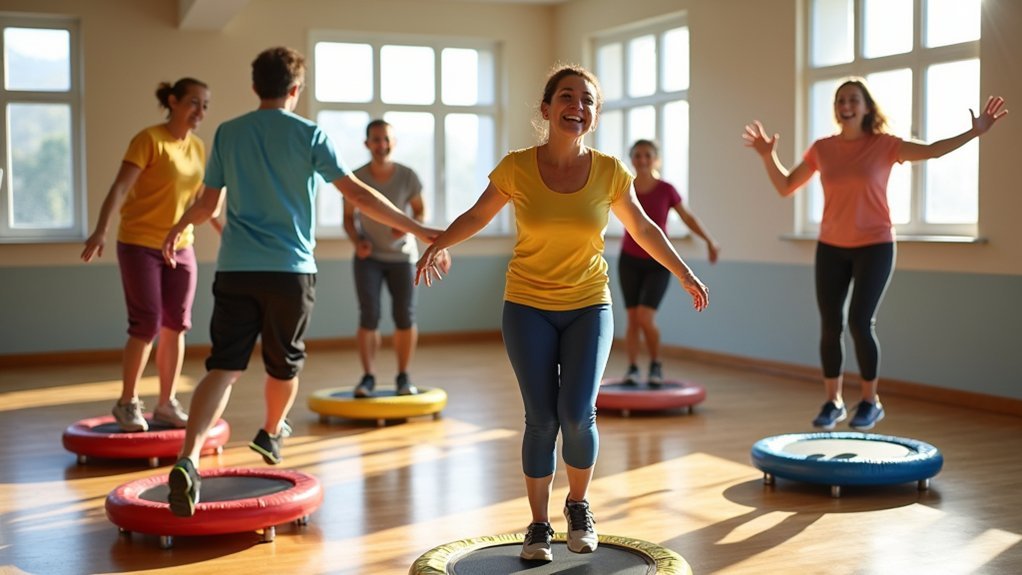 mini trampolining benefits ms patients