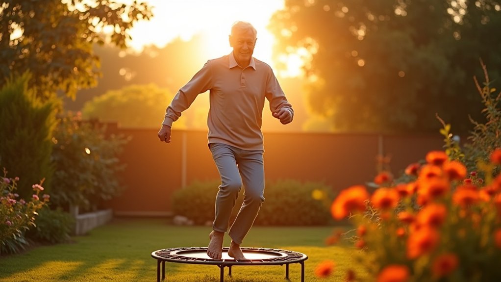 morning rebounding enhances senior health