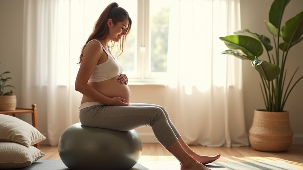 pregnancy edema relief bouncing