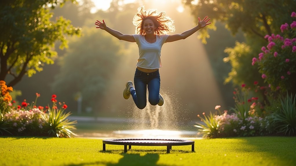 rebounding activates lymph flow