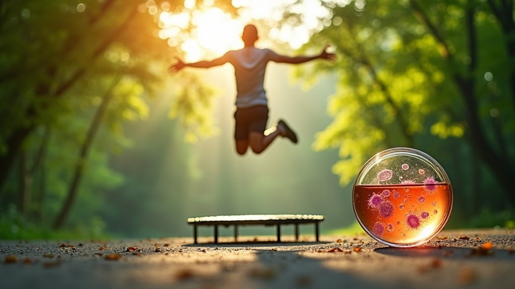rebounding boosts immune response
