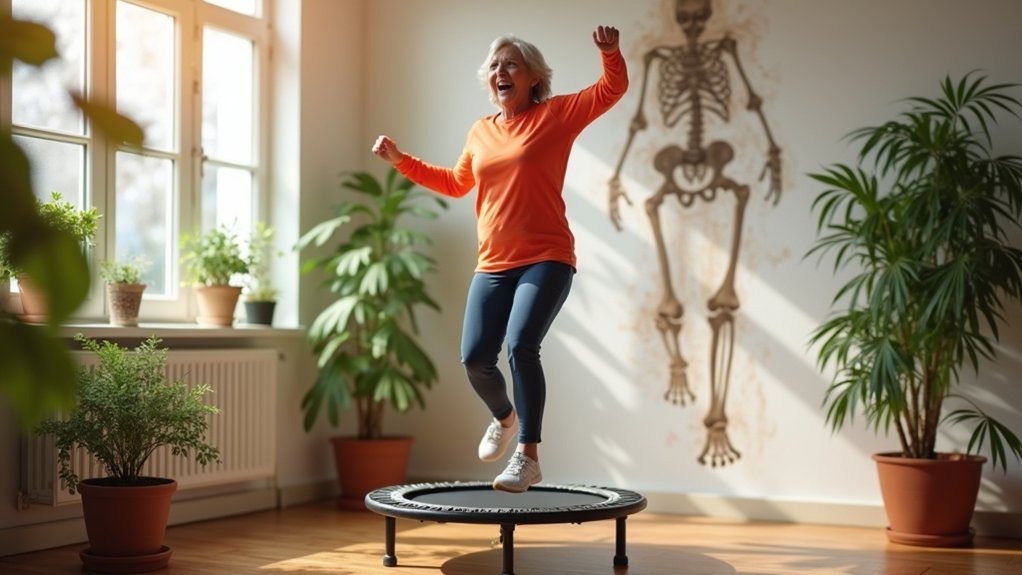 rebounding enhances bone health