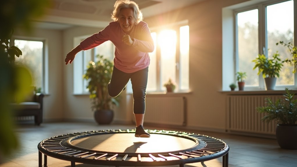 rebounding enhances mobility safely