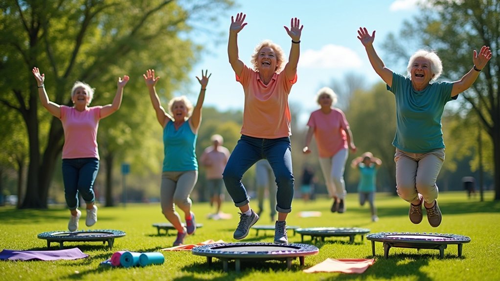 rebounding improves senior health