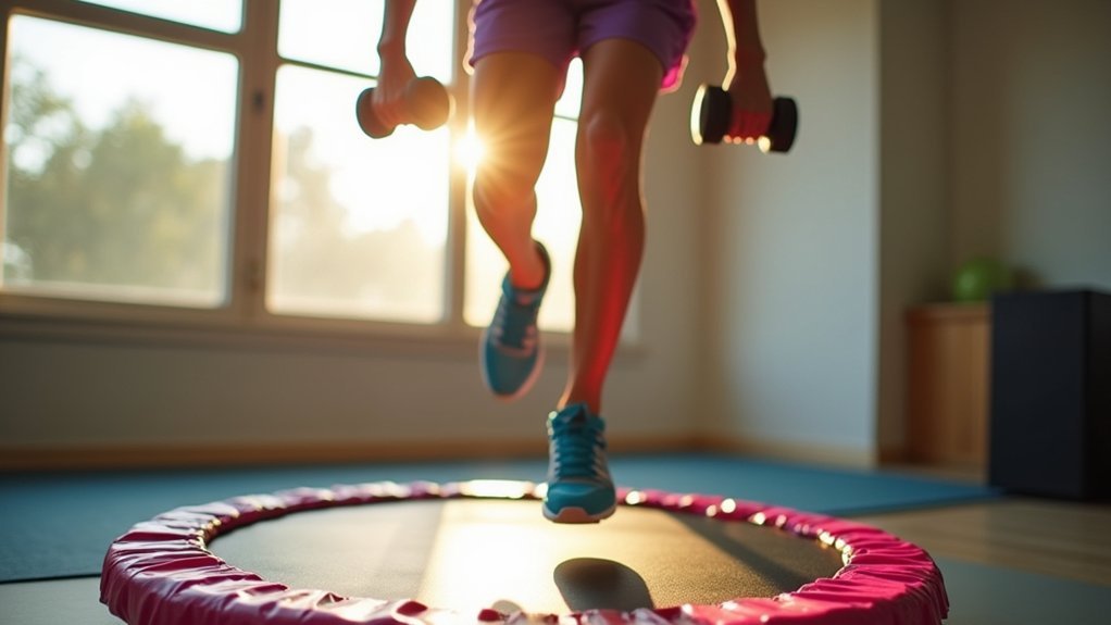 rebounding safely with weights