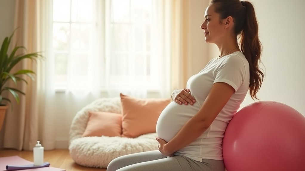 safe pregnancy bouncing routine
