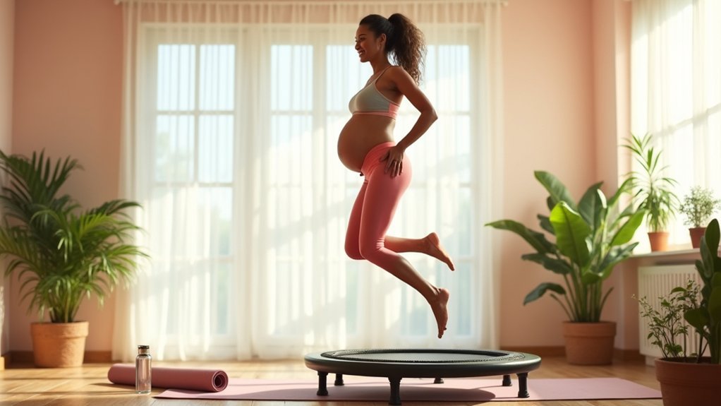 safe rebounding during pregnancy