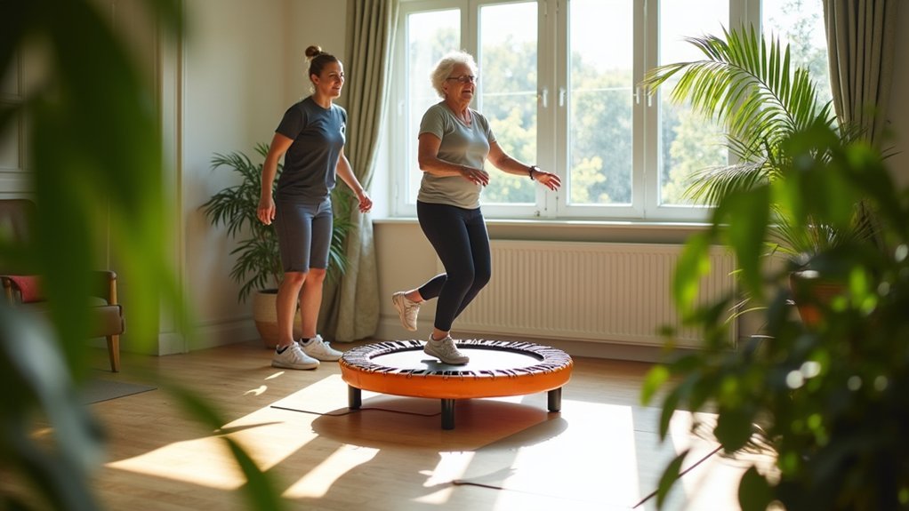 safe rebounding techniques seniors