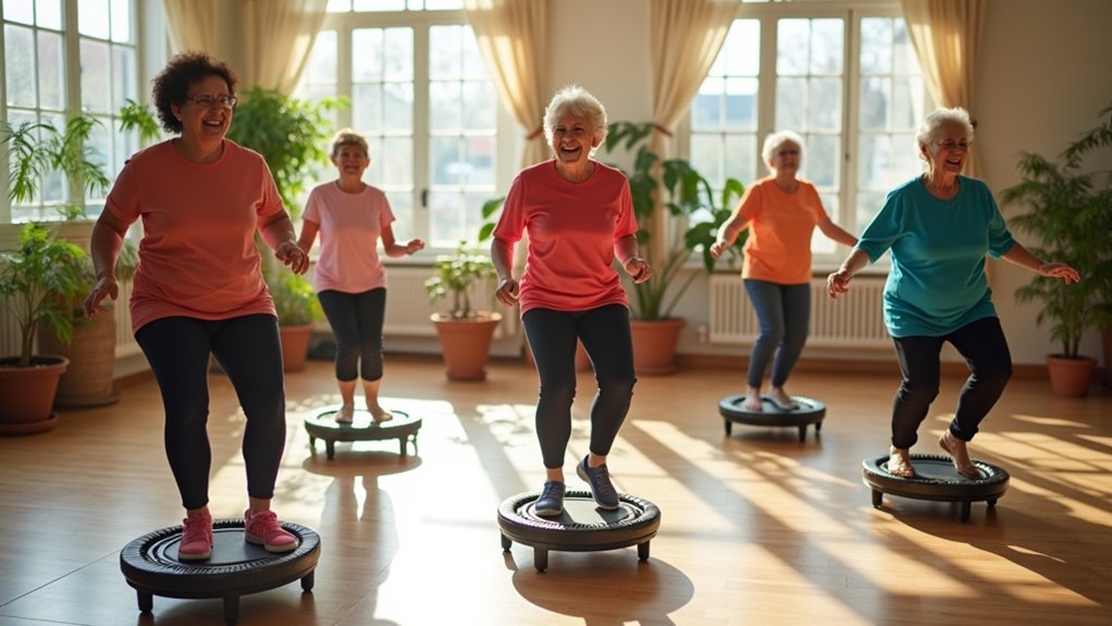 seated rebounding benefits seniors
