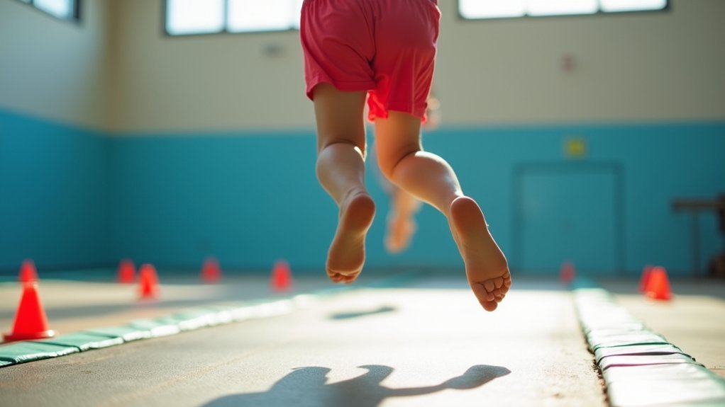 spatial awareness through jumping