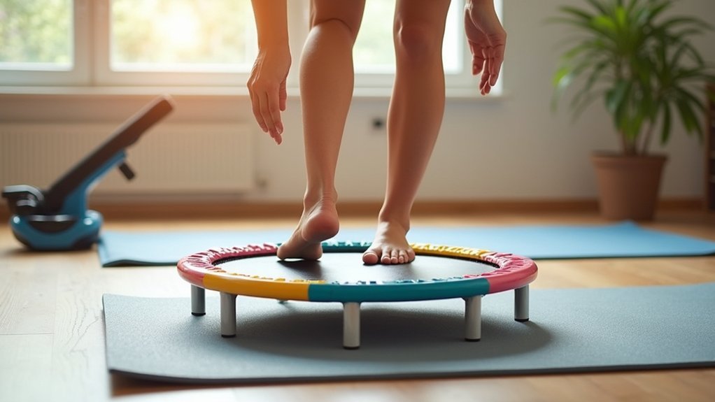 stroke recovery with trampolines