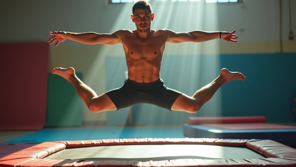 trampoline enhances balance training