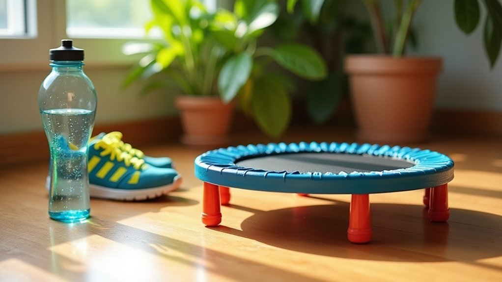 trampoline exercises for glutes
