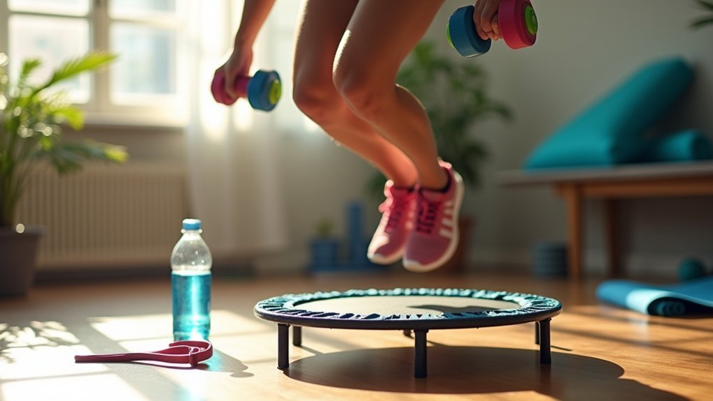 trampoline workout equipment essentials