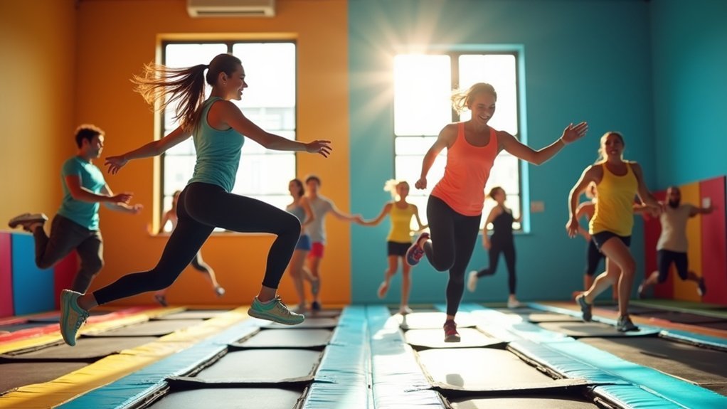 trampolining enhances cardiovascular fitness