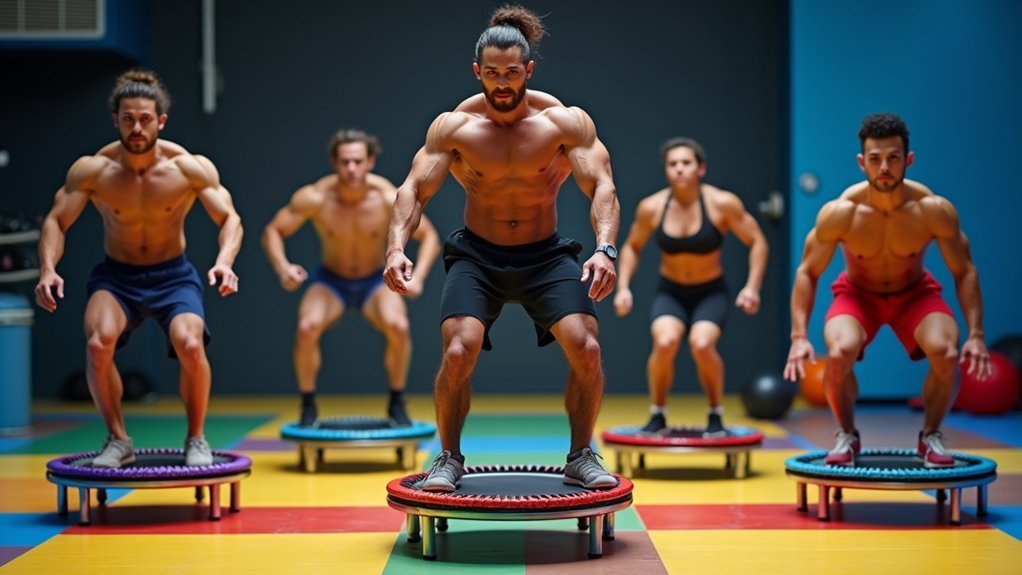weighted rebounding muscle workouts